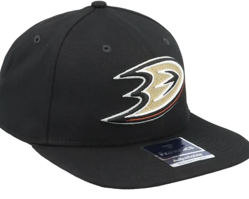 Anaheim Ducks Core Black/Dark Orange Snapback - Fanatics