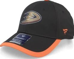 Anaheim Ducks Defender Black/Dark Orange Adjustable - Fanatics