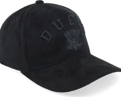 Anaheim Ducks Nightshade Pro Cap Vintage Black A-frame Adjustable - Mitchell & Ness
