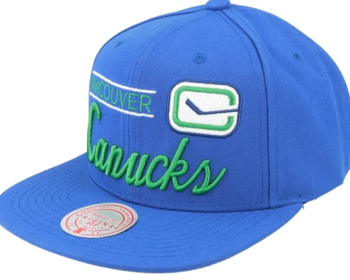 Anaheim Ducks Retro Lock Up Black Snapback - Mitchell & Ness