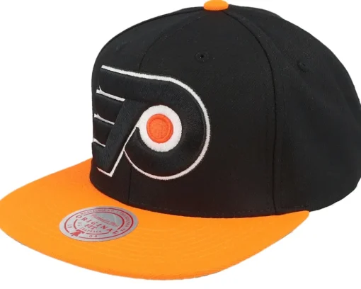 Anaheim Ducks Team 2 Tone 2.0 Black/Orange Snapback - Mitchell & Ness