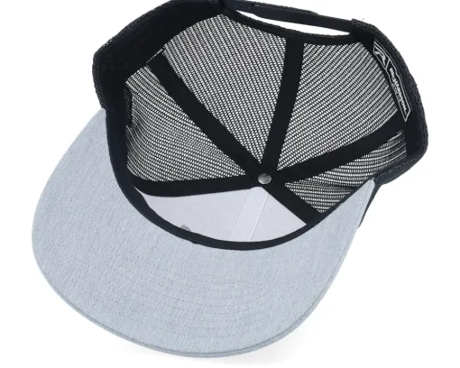 Ancient Greek Beard Patch Heather Grey/Black Trucker - Bearded Man