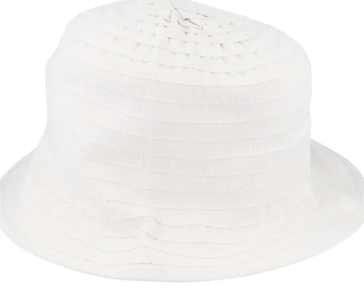 Angelica Cotton Off White Bucket - MJM Hats