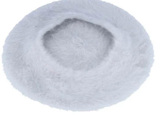 Angora Light Grey Beret - Seeberger