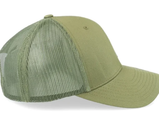 Antlers Patch Side Buck Green Trucker - Hunter