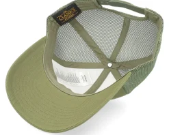 Antlers Patch Side Buck Green Trucker - Hunter