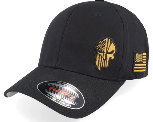 Army Skull USA Olive Flexfit - Army Head