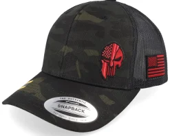 Army Skull USA Olive Flexfit - Army Head