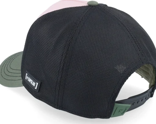 Art Dead Star Black/Pink/Green A-Frame Trucker - Capslab