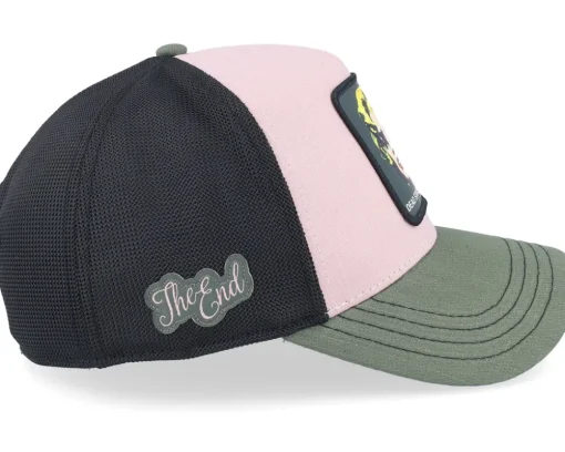 Art Dead Star Black/Pink/Green A-Frame Trucker - Capslab