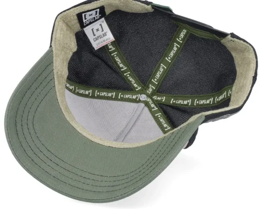 Art Dead Star Black/Pink/Green A-Frame Trucker - Capslab
