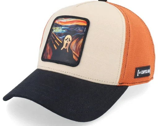 Art Inception Orange/Beige/Black A-Frame Adjustable - Capslab