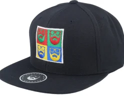 Art Logo Black Snapback - Bearded Man