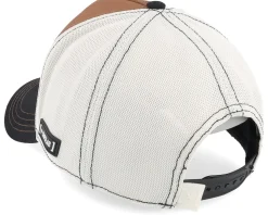 Art Mona Chica White/Brown/Black A-Frame Trucker - Capslab