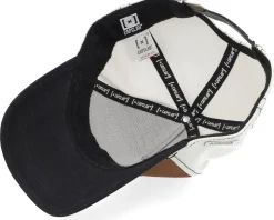 Art Mona Chica White/Brown/Black A-Frame Trucker - Capslab