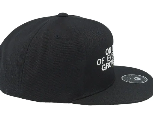 At The Top Black Snapback - Bearded Man