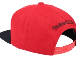 Atlanta Hawks Team 2 Tone 2.0 Red/Black Snapback - Mitchell & Ness