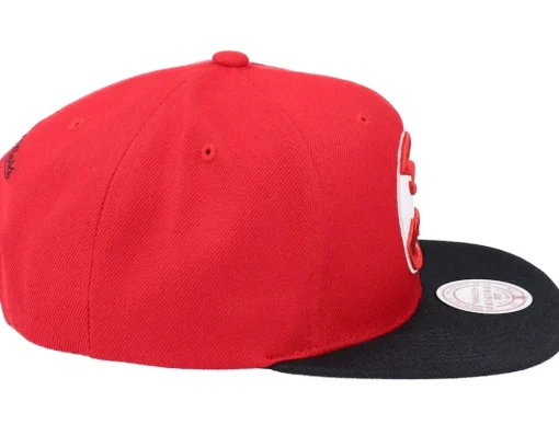 Atlanta Hawks Team 2 Tone 2.0 Red/Black Snapback - Mitchell & Ness