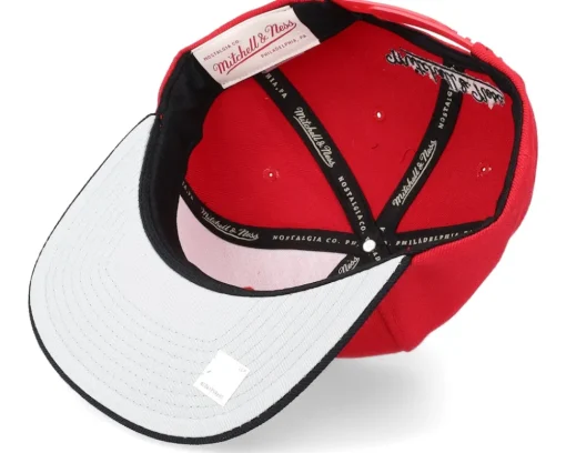 Atlanta Hawks Team 2 Tone 2.0 Red/Black Snapback - Mitchell & Ness