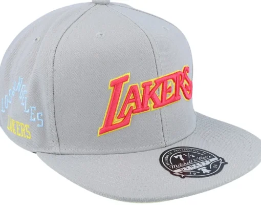 Atlanta Hawks Til Dawn Grey Fitted - Mitchell & Ness