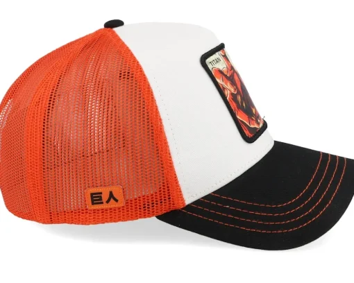 Attack On Titan Red/White/Black A-Frame Trucker - Capslab
