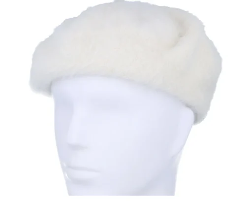 Audrey Ii Fuzzy Off White Beret - Brixton