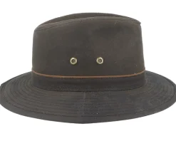Ava Waxed Cotton Brown Trilby - Stetson