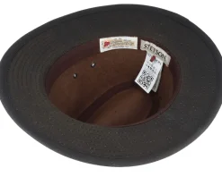 Ava Waxed Cotton Brown Trilby - Stetson
