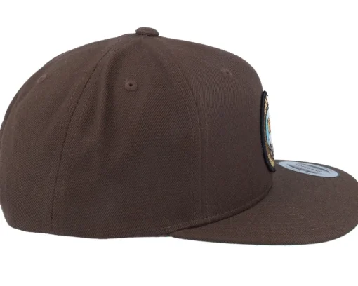Bald Eagle Dark Brown Snapback - Wild Spirit