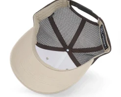 Bald Eagle Logo 112 Split Khaki/Coffee Trucker - Wild Spirit