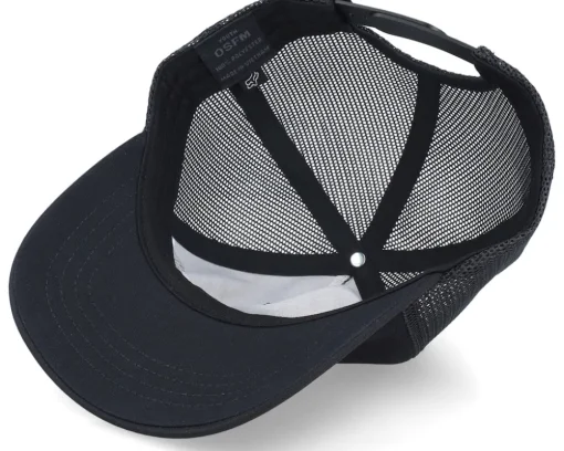 Barb Wire Hat Black Trucker - Fox