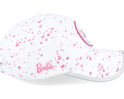 Barbie Logo White Adjustable - Capslab