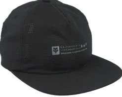 Base Over Hat Black Strapback - Fox