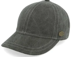 Baseball Canvas Black Fitted - MJM Hats