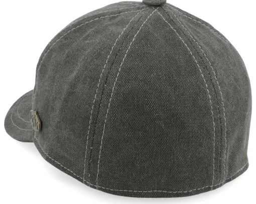 Baseball Canvas Black Fitted - MJM Hats