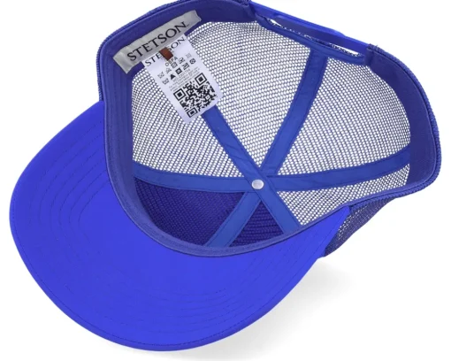 Baseball Cap Angling Club Royal Blue Trucker - Stetson