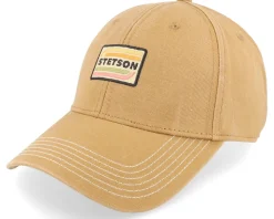 Baseball Cap Cotton Beige Adjustable - Stetson