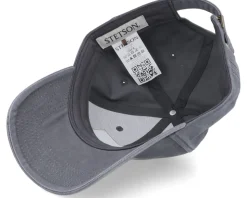 Baseball Cap Cotton Grey Adjustable - Stetson
