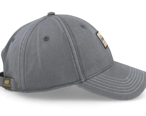 Baseball Cap Cotton Grey Adjutable - Stetson