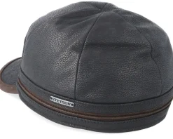 Baseball Cap Cow Hide Brown Ear Flap - Stetson