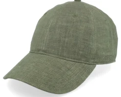 Baseball Cap Linen Olive Dad Cap - Stetson