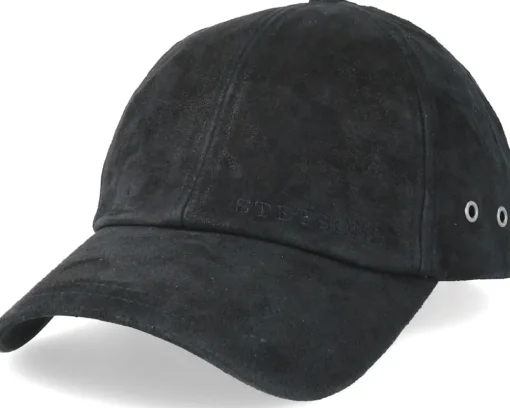 Baseball Cap Pigskin Black Adjustable - Stetson