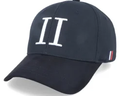 Baseball Cap Suede Ii Black/White Adjustable - Les Deux