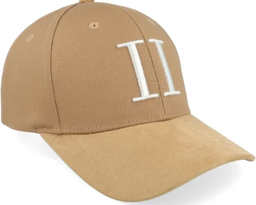 Baseball Cap Suede Ii Camel/Light Ivory Adjustable - Les Deux