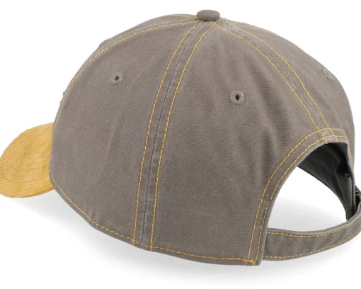 Baseball Cap Vintage Distressed Olive/Yellow Adjustable - Stetson