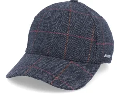 Baseball Cap Wool Ef Fischgrat Charcoal/Black Earflap - Stetson