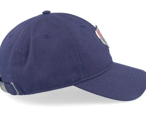 Baseball Cotton 2 Metal Badge Navy Adjustable - Stetson