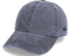 Baseball Dyed Cotton Twill Black Dad Cap - MJM Hats