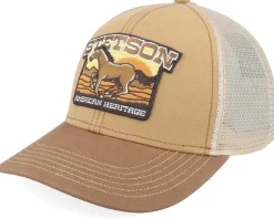Baseball Mustang Brown/Beige Trucker - Stetson