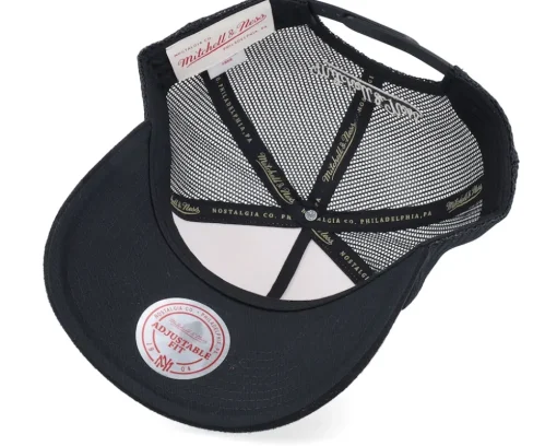 Baseball White/Black A-Frame Trucker - Mitchell & Ness